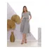 Conjunto Feminino Blusa E Saia Midi Elegante Confortável