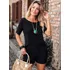 Conjunto Feminino Blusa Shorts Soltinho Verão Moda Blogueira