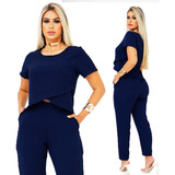 Conjunto Feminino Calca E