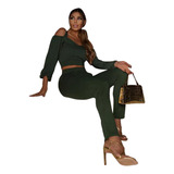 Conjunto Feminino Calca E