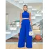 Conjunto Feminino Calça E Top Em Duna Gola Alta Elegante