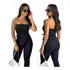 Conjunto Feminino Calça Flare E Blusinha Tomara Que Caia Top