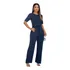 Conjunto Feminino Calça Pantalona E Cropped Alongado Luxo
