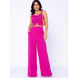 Conjunto Feminino Calca Pantalona
