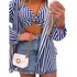 Conjunto Feminino Camisa E Cropped Duna Tendencia Verão