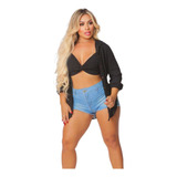 Conjunto Feminino Camisao Cropped