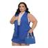 Conjunto Feminino Colete E Short Saia Moda Plus Size Social