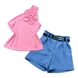 Conjunto Feminino Infantil Blusa