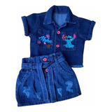 Conjunto Feminino Jeans Infantil