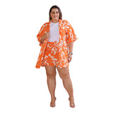 Conjunto Feminino Kimono Short