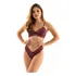 Conjunto Feminino Lingerie Sexy S/bojo Renda Com Forro Luxo