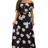Conjunto Feminino Longo Plissado