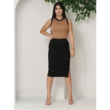 Conjunto Feminino Midi Canelado