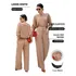 Conjunto Feminino Pantalona Blusa Com Mangas Em Linho Misto