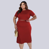 Conjunto Feminino Plus Size