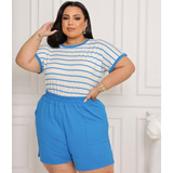 Conjunto Feminino Plus Size