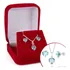 Conjunto Feminino Prata 925 Legitima Presente De Coração Top