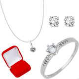 Conjunto Feminino Prata 925