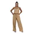 Conjunto Feminino Regata + Calça Plissada Novidade Lindo