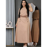 Conjunto Feminino Saia Longa
