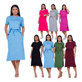 Conjunto Feminino Saia Midi