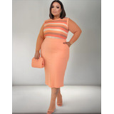 Conjunto Feminino Saia Midi