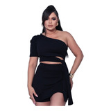 Conjunto Feminino Short Saia