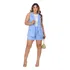 Conjunto Feminino Social Colete E Short Feminino Alfaiataria
