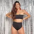 Conjunto Feminino Top Faixa E Hot Pant Moda Carnaval 2025