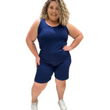Conjunto Feminino Viscolycra Liso