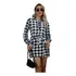 Conjunto Feminino Xadrez Camisa E Shorts Saia Festa Junina