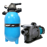 Conjunto Filtrante Piscina 35 Mil Litros Bomba 1 3 Cv