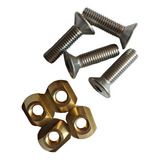 Conjunto Fixação Hidro Foil Buchas E Parafusos M8