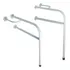 Conjunto Genus Móveis 2 Barras De Apoio Para Banheiro Em Aço Cor Branco 77cm