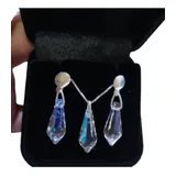 Conjunto Gota Cristal Swarovski