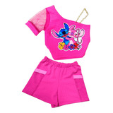 Conjunto Infantil Barbie Short