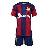 Conjunto Infantil Barcelona Time De Futebol Camisa E Shorts (12)