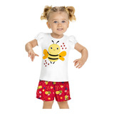 Conjunto Infantil Blusa Branca