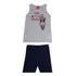 Conjunto Infantil Blusa E Shorts Cachorro Feminino