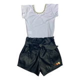 Conjunto Infantil Body Perola