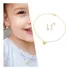 Conjunto Infantil Colar Anjinho E Brinco Pérola 