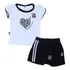 Conjunto Infantil Corinthians Short Saia Oficial