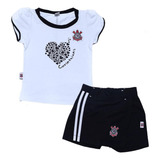 Conjunto Infantil Corinthians Short