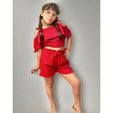 Conjunto Infantil Feminino Blusa