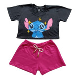 Conjunto Infantil Feminino Cropped