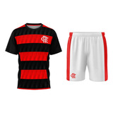 Conjunto Infantil Flamengo Uniforme Camisashort Tamanho 4 10