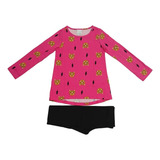 Conjunto Infantil Juvenil Menina Inverno Meia Malha Malwee