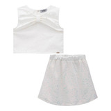 Conjunto Infantil Kukie Branco