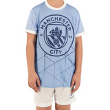 Conjunto Infantil Manchester City - Shorts E Camisa Oficial