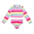 Conjunto Infantil Menina Blusa Biquíni Proteção Solar Uv 50+